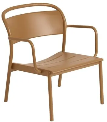 Muuto Linear Steel Lænestol Brændt Orange